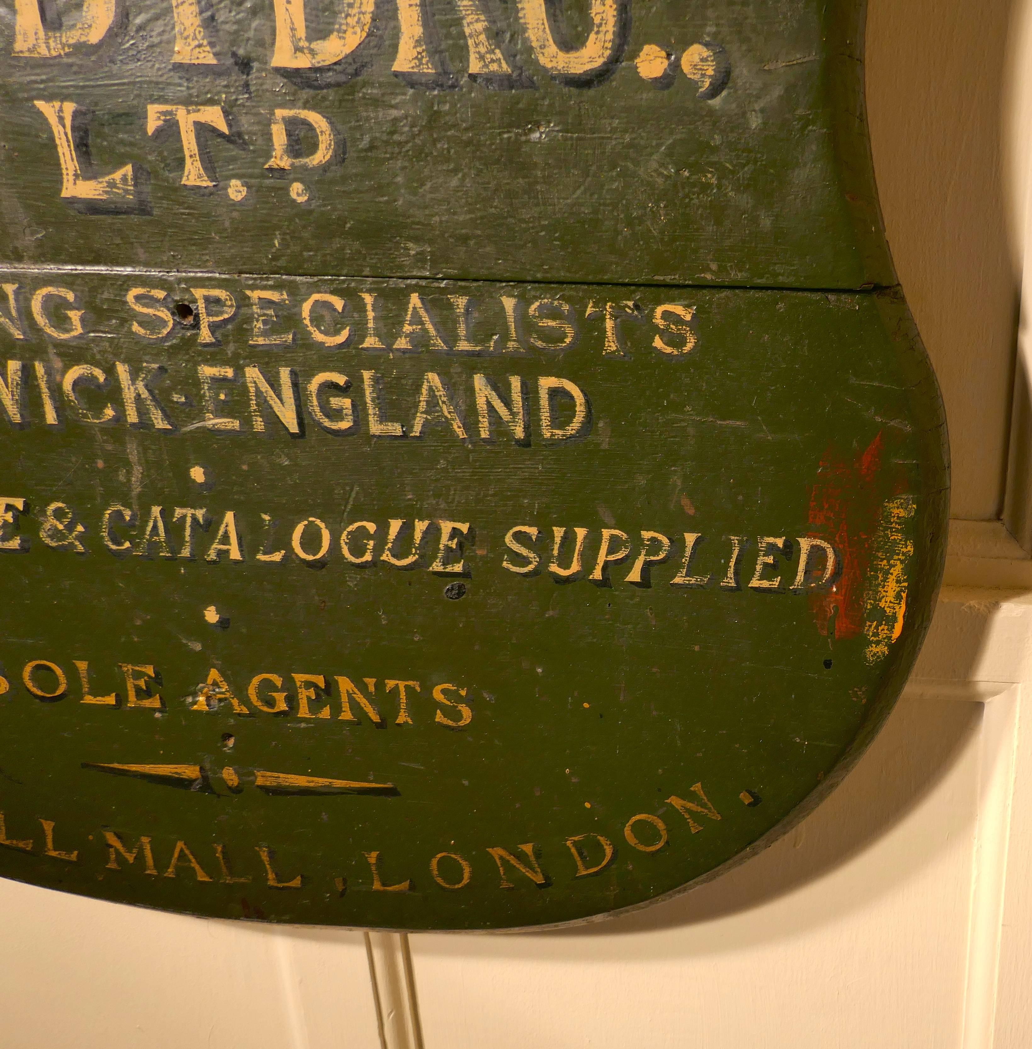 Hardy Bros Ltd, Angling Specialists Large Shield Wall Plaque 1