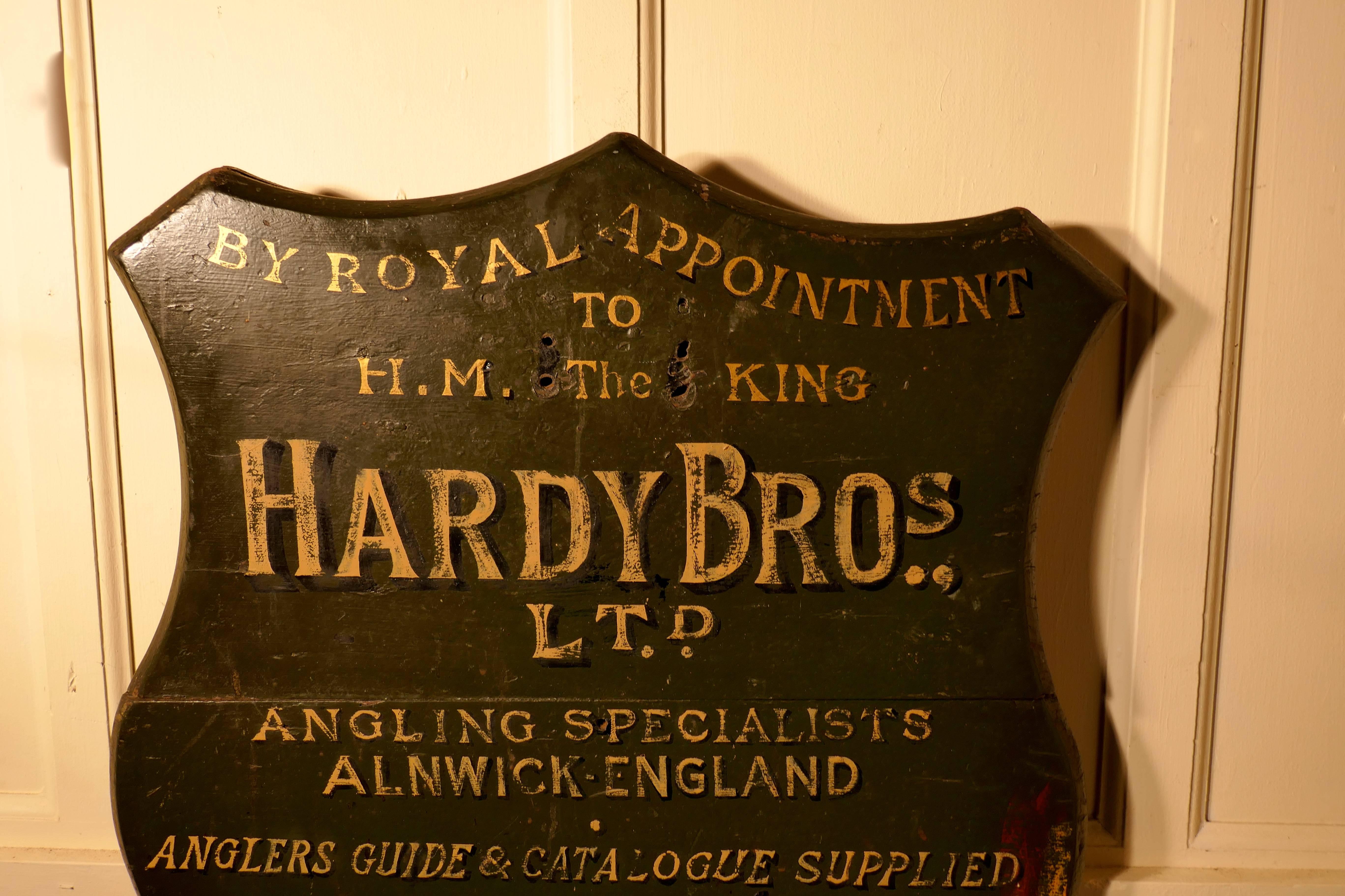 Hardy Bros Ltd, Angling Specialists Large Shield Wall Plaque 2