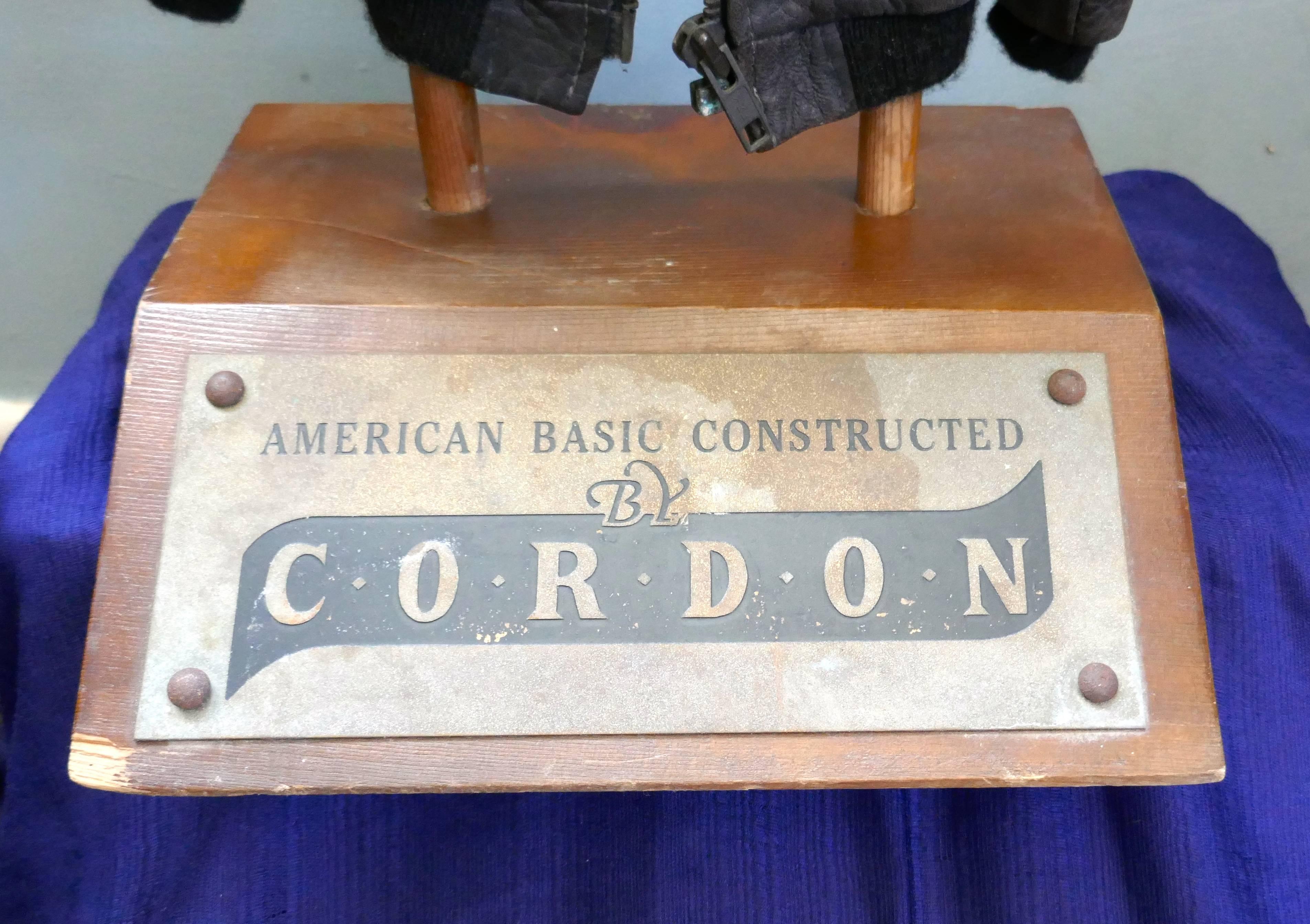 American Classical American Salesman’s Sample 1950s Cordon Leather Bomber Jacket
