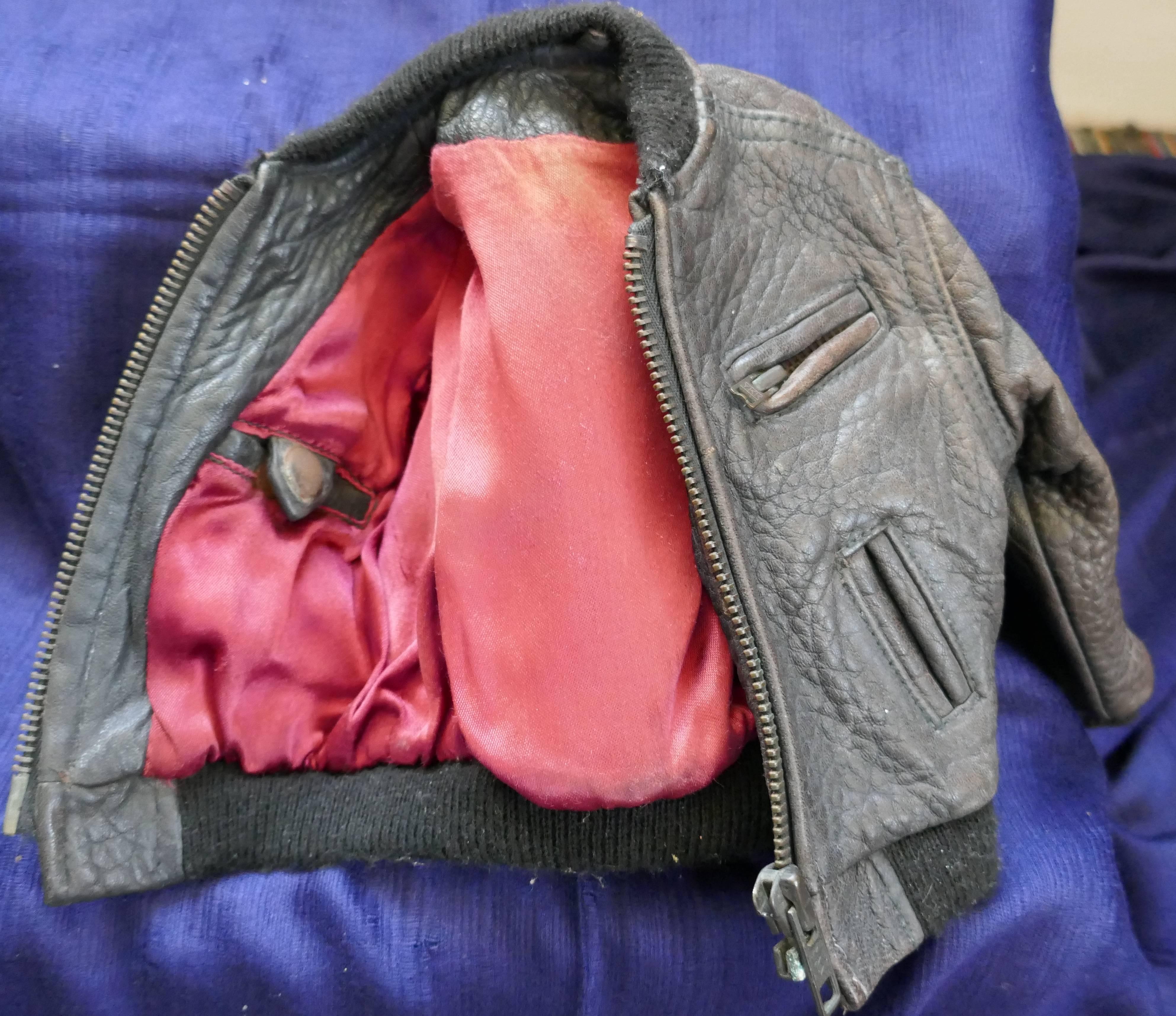 20th Century American Salesman’s Sample 1950s Cordon Leather Bomber Jacket
