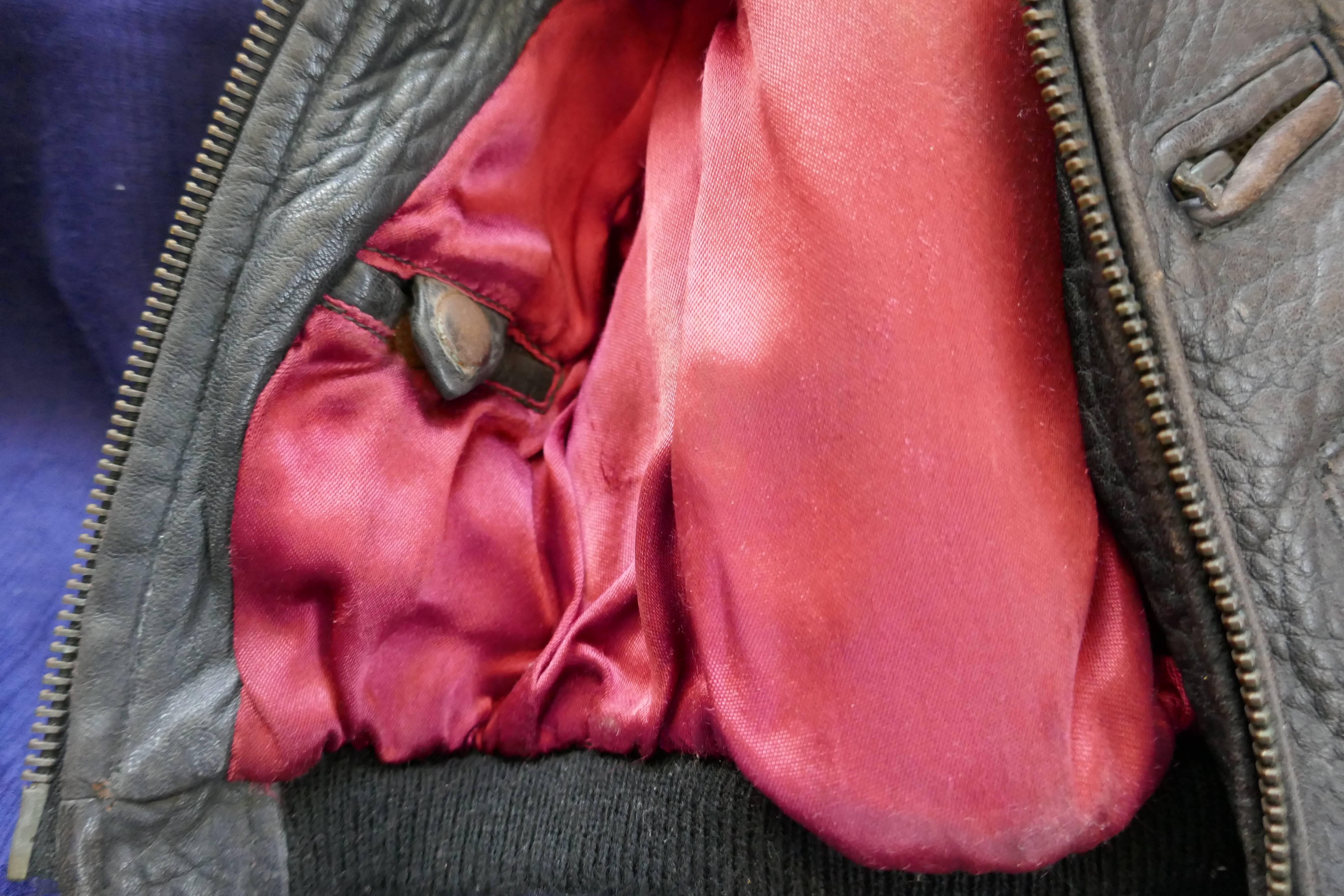 American Salesman’s Sample 1950s Cordon Leather Bomber Jacket 5