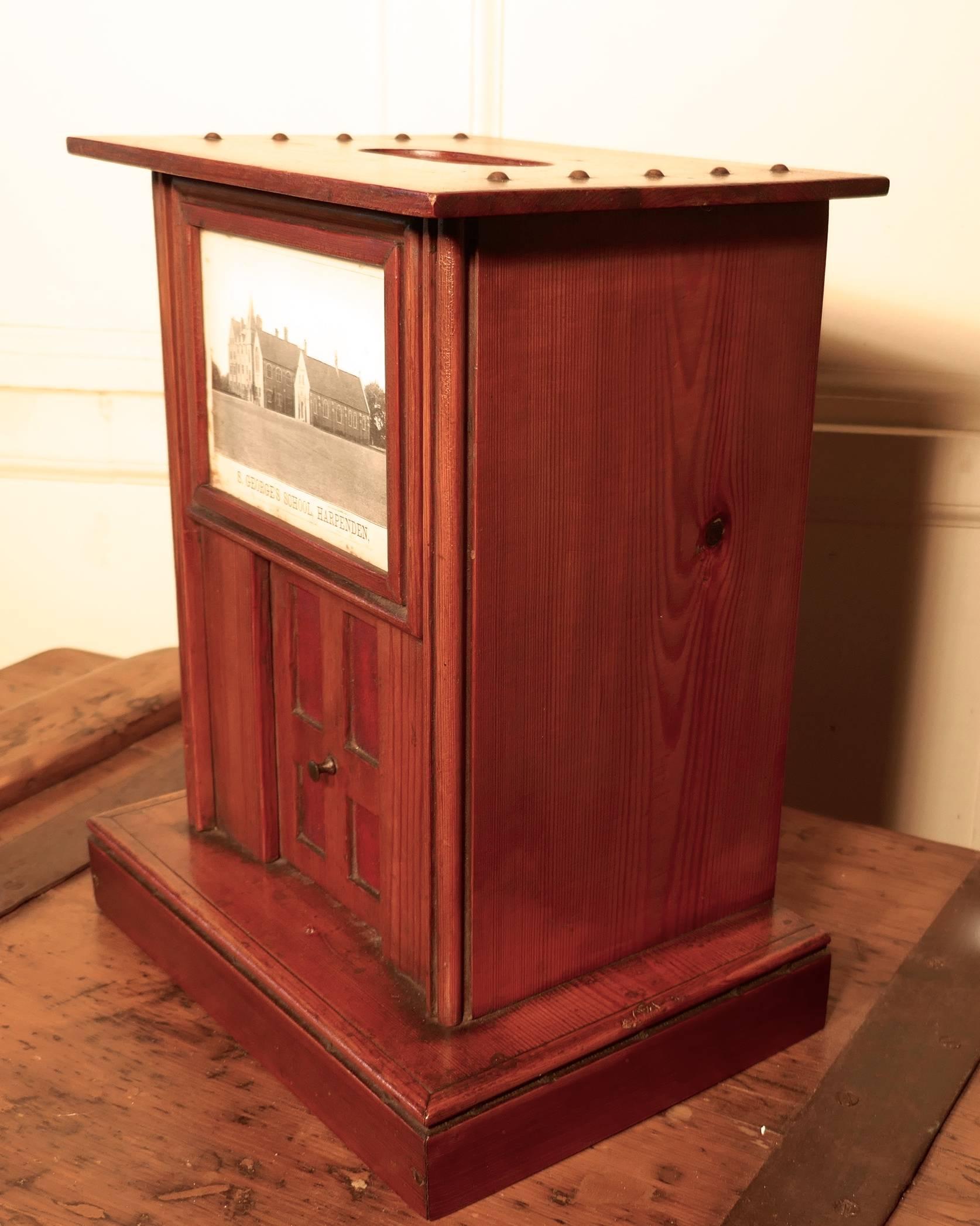Post Box, 19th Century Victorian School House Letter Box In Good Condition For Sale In Chillerton, Isle of Wight