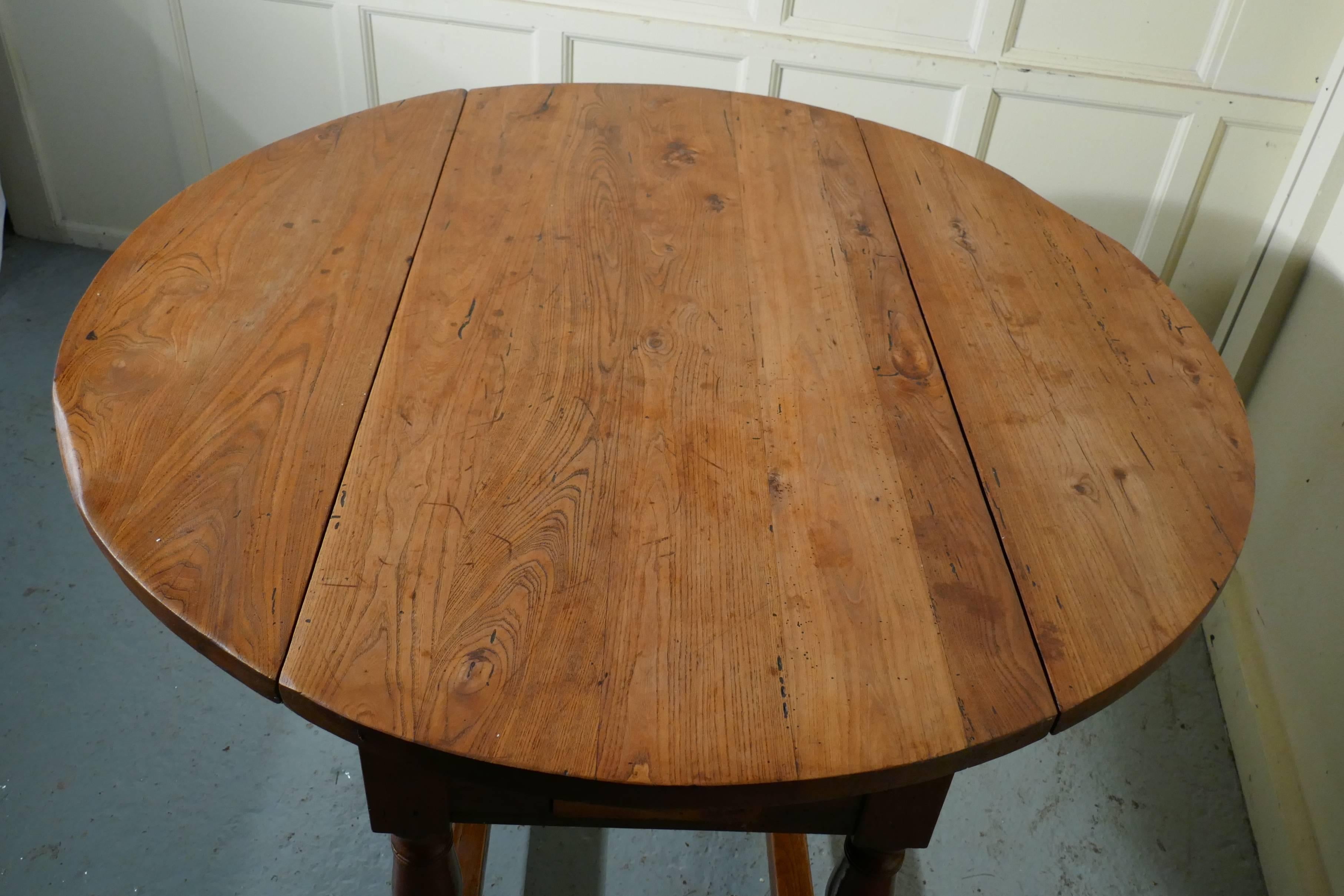 french drop leaf table