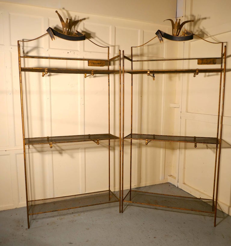 Art Deco Outfitter’s Department Store Shop Display Shelf Units For Sale