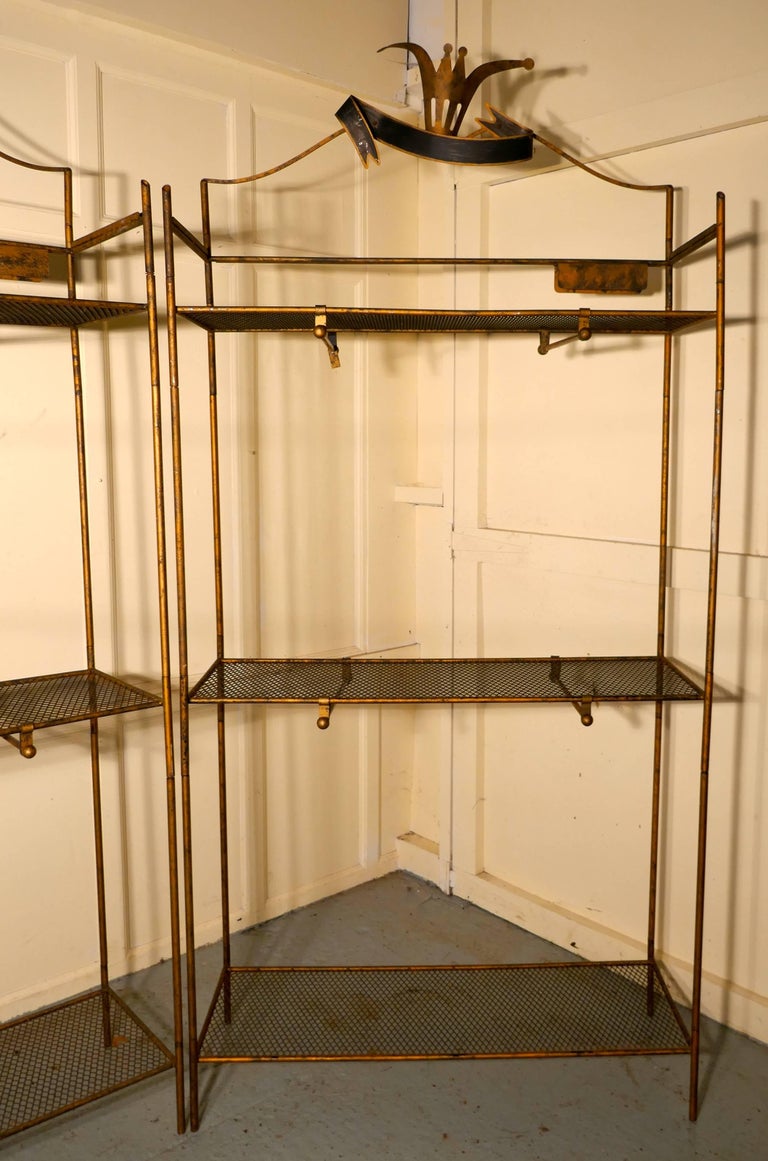 Art Deco Outfitter’s Department Store Shop Display Shelf Units For Sale