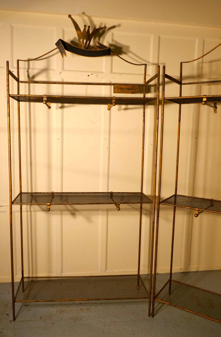 Art Deco Outfitter’s Department Store Shop Display Shelf Units For Sale