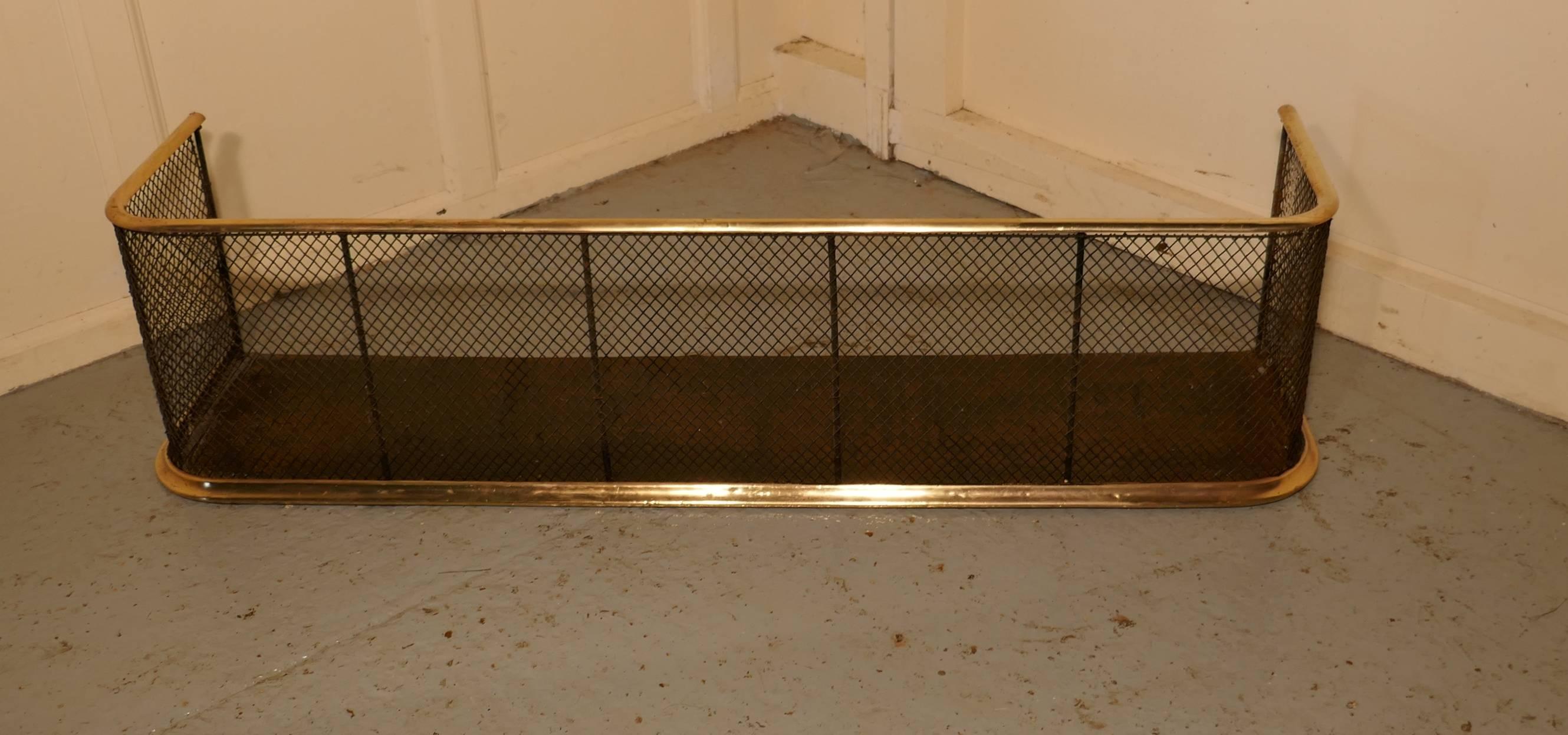 19th Century Victorian Nursery Fire Guard or Club Fender