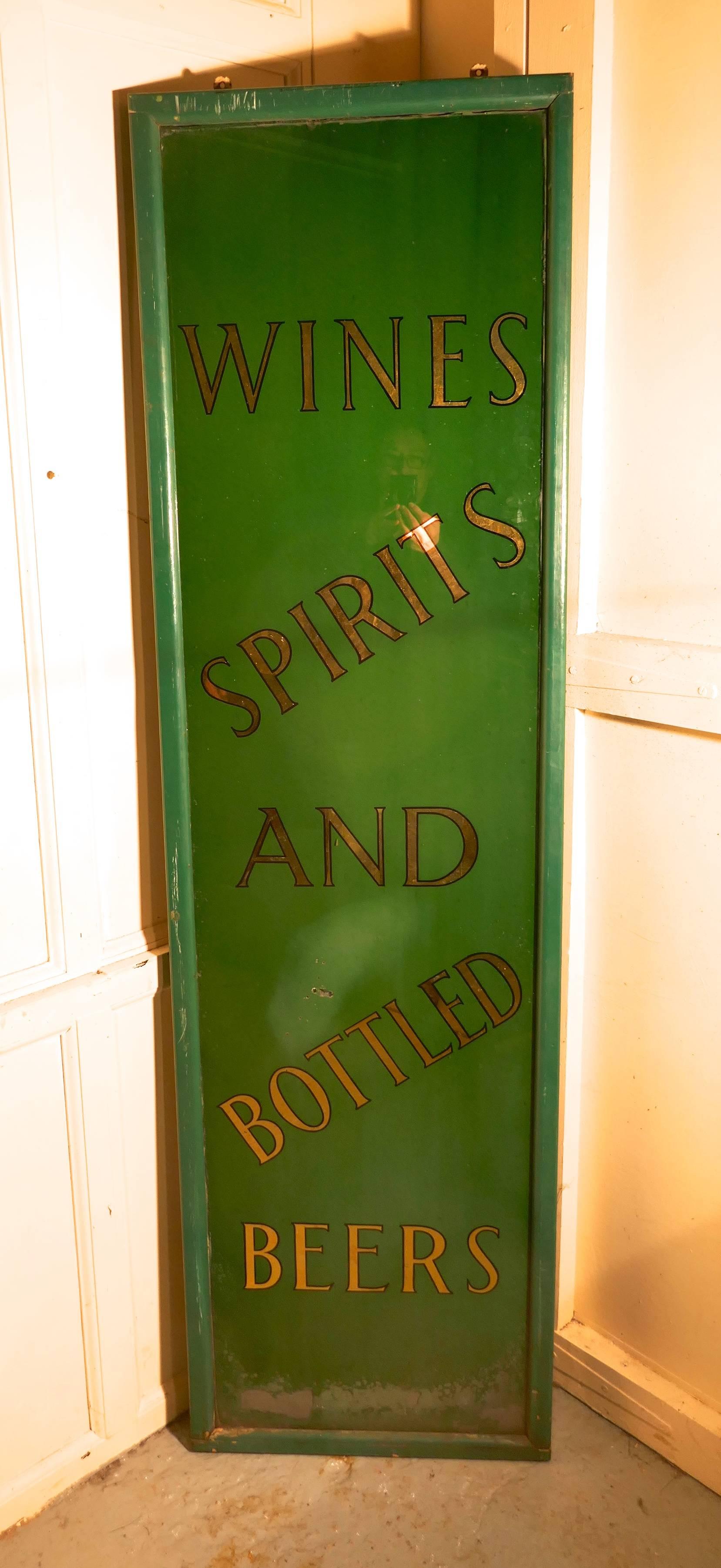 19th Century Pub Mirror Advertising Sign 2