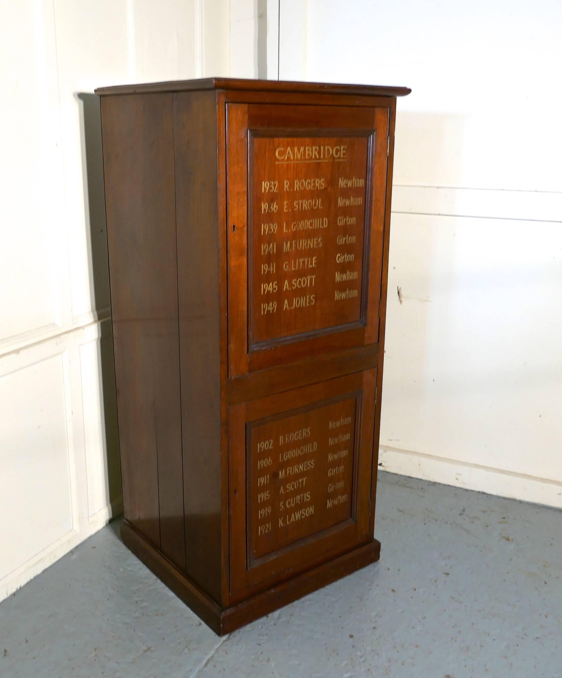 20th Century Girton and Newham Hall Book Cupboard from Cambridge University