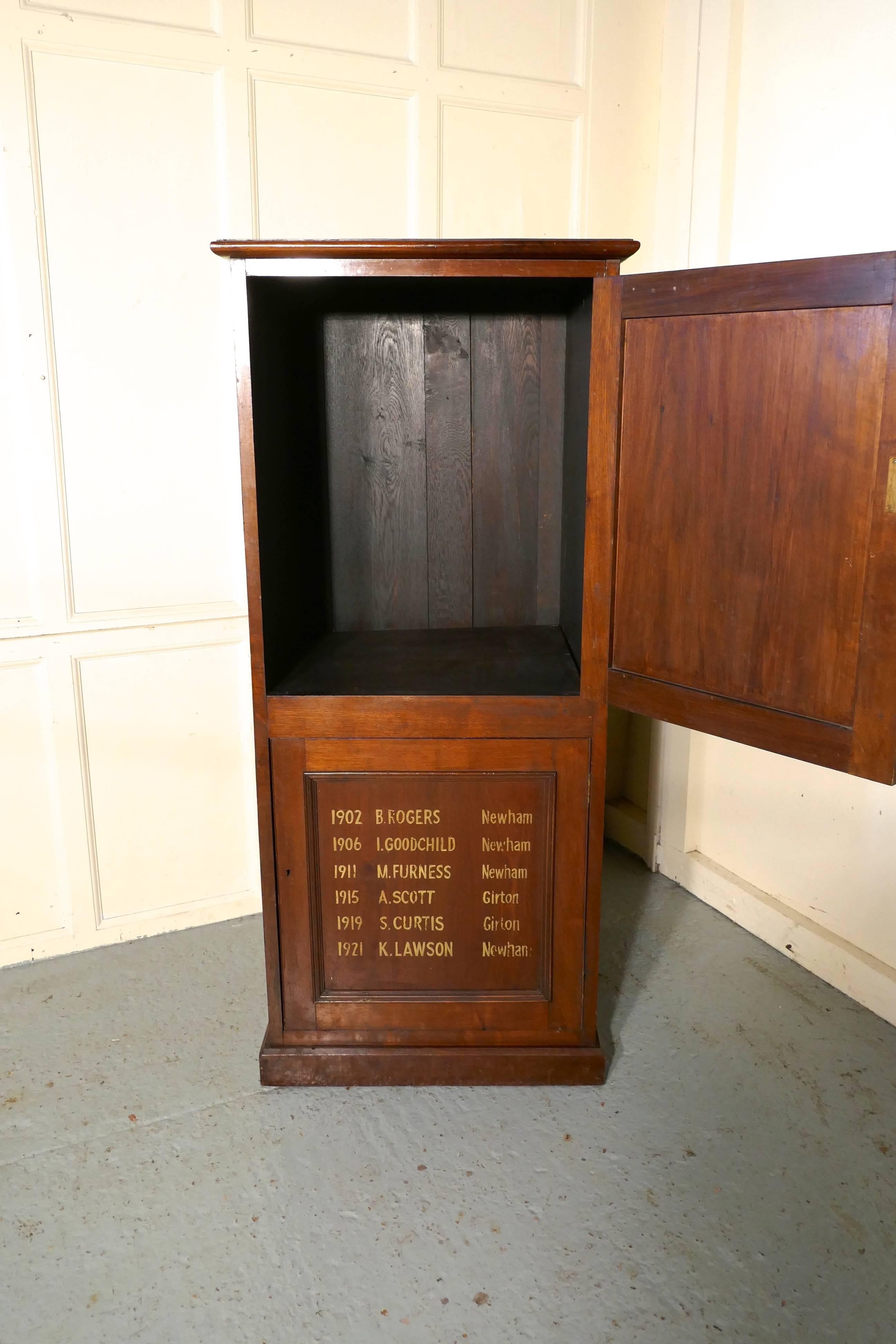 British Colonial Girton and Newham Hall Book Cupboard from Cambridge University