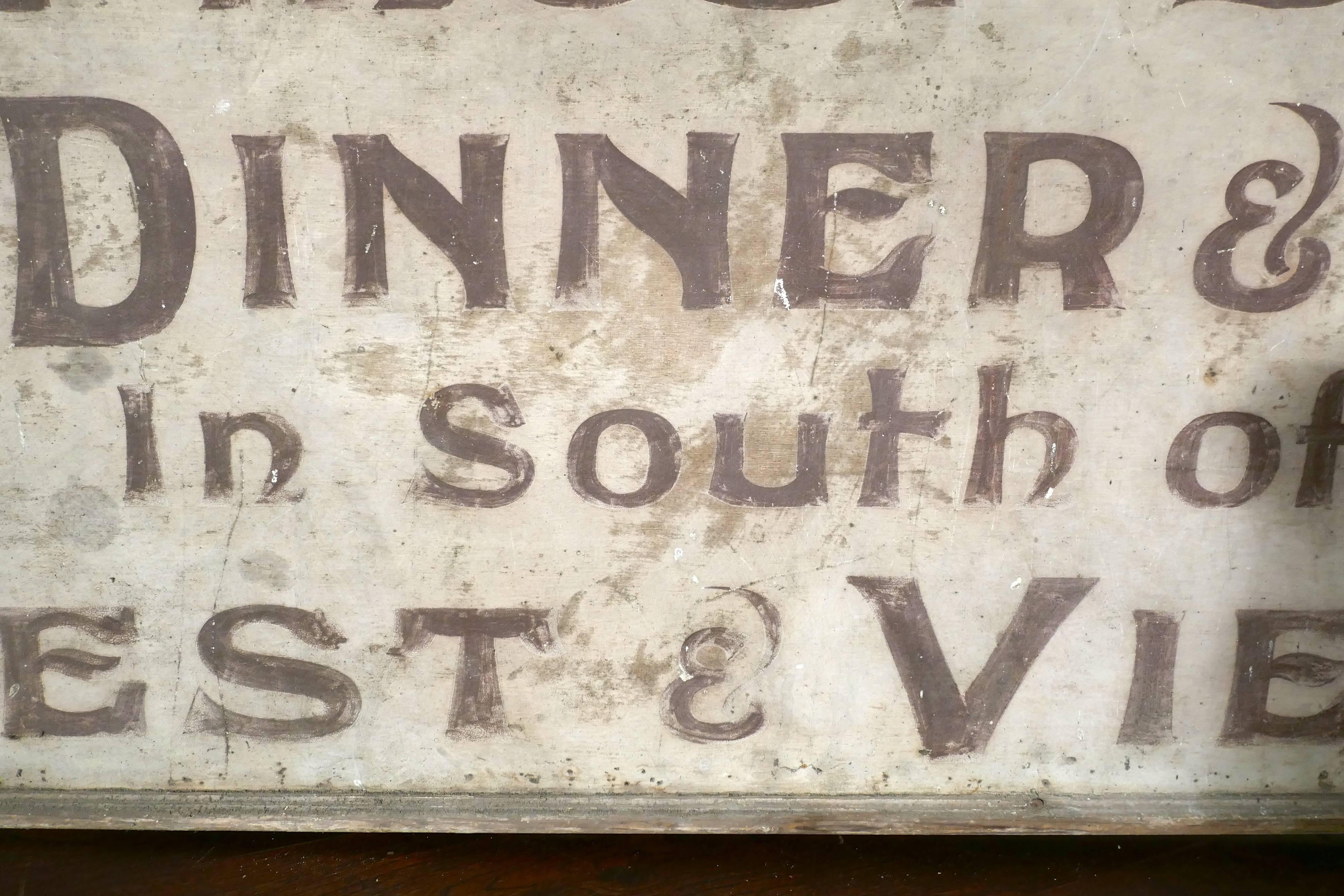 Large department store shop trade sign

This great is a piece of social history, dating from the 1930s the sign was made on a framed wooden board advertising all manner of china from the domestic to the tourist collectables all for sale in the