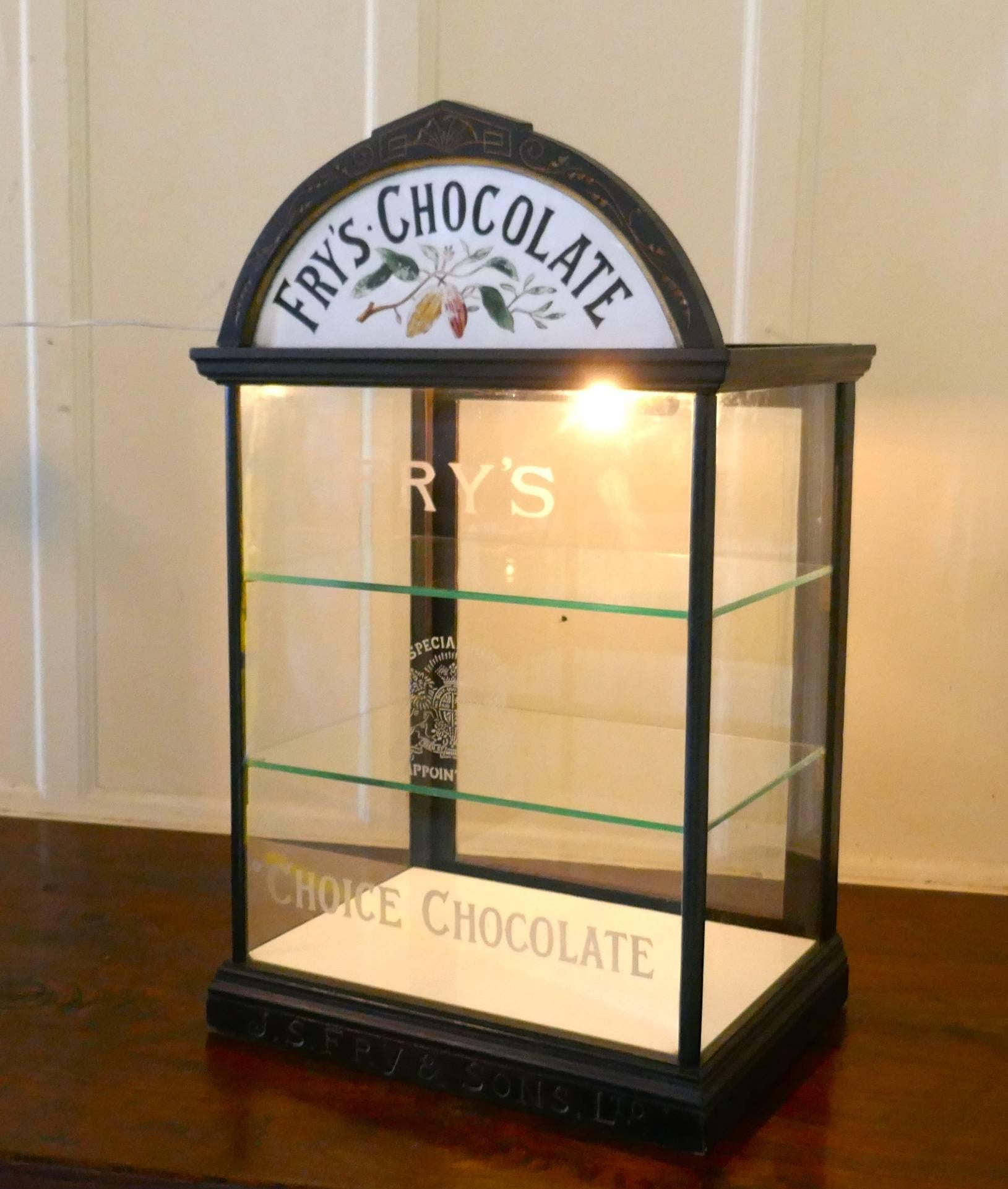 chocolate display cabinet