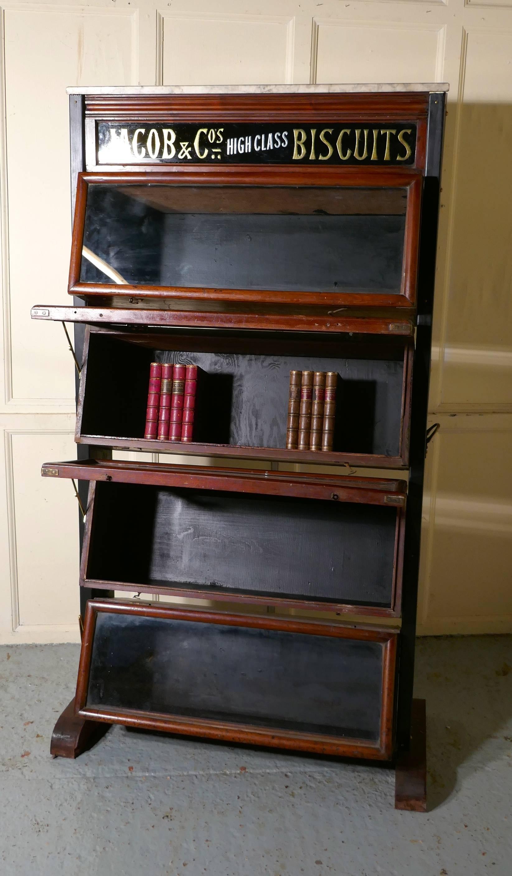 Mid-20th Century Jacob & Co’s High Class Biscuits Shop Display Cabinet 