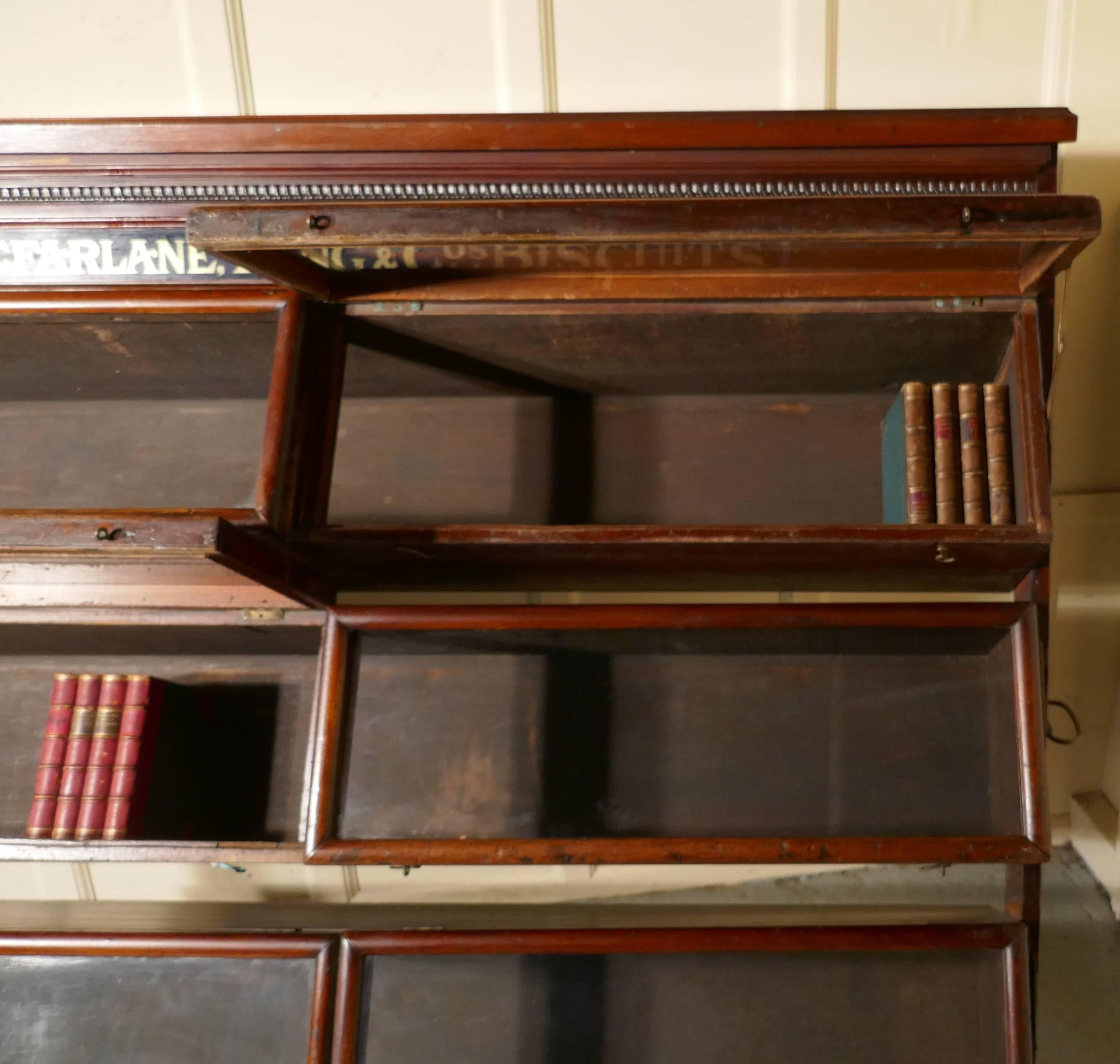 Industriel MacFarlane. Lang and Co's Biscuits Shop Display Cabinet 