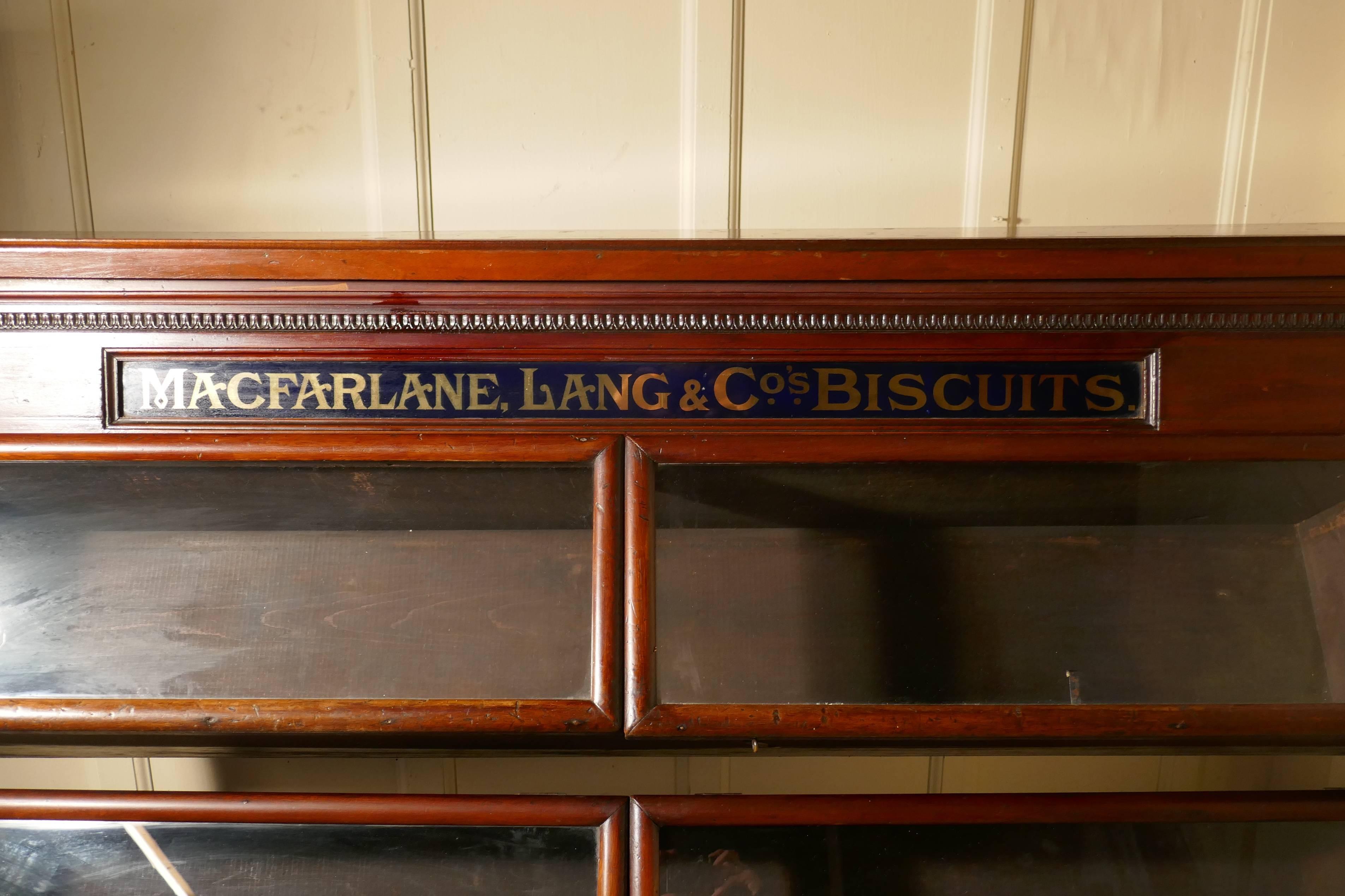 MacFarlane. Lang and Co's Biscuits Shop Display Cabinet  1
