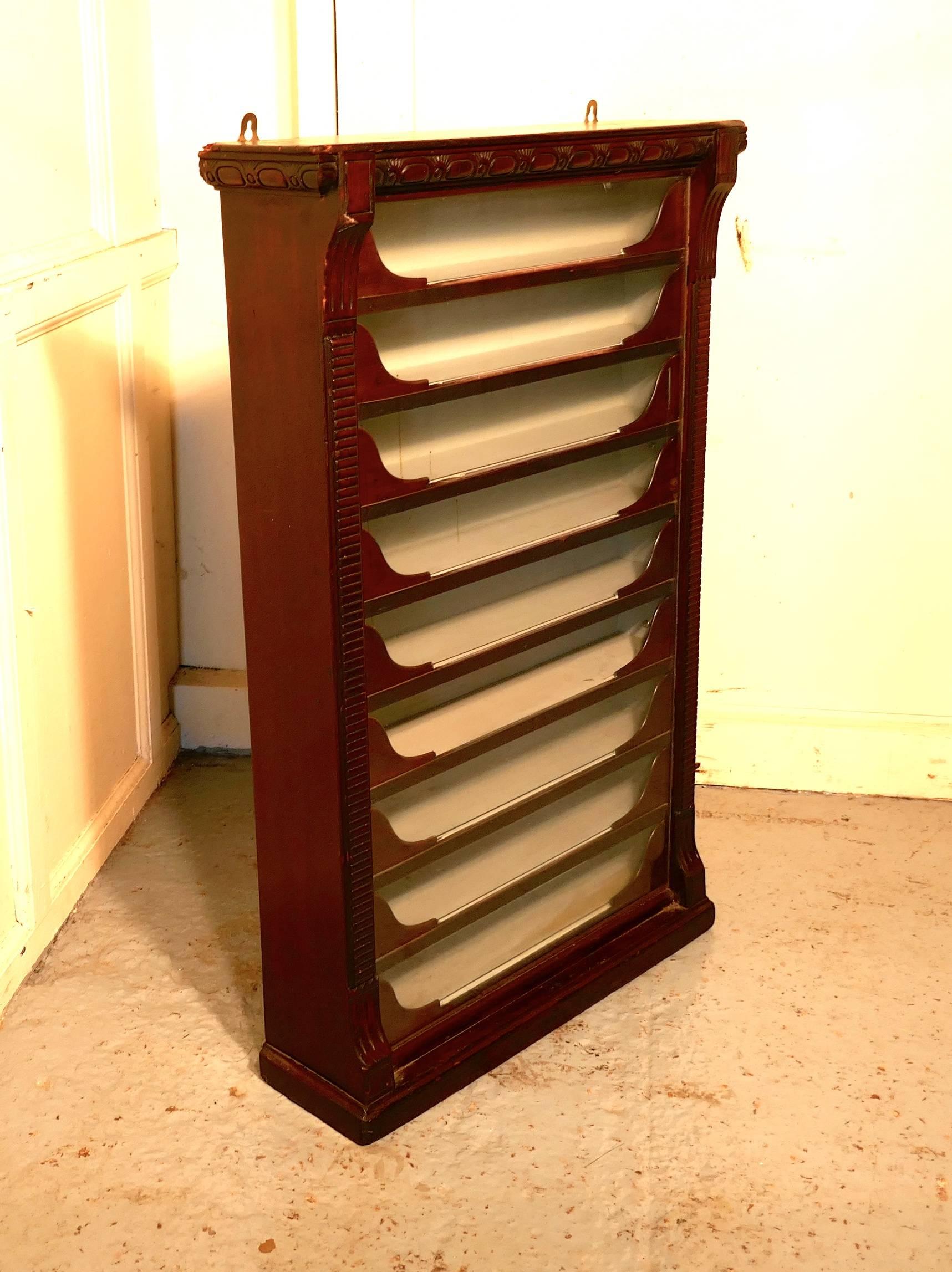 Nine-Drawer Cigarette Cabinet, by Stephen Mitchell and Sons of Glasgow In Good Condition In Chillerton, Isle of Wight