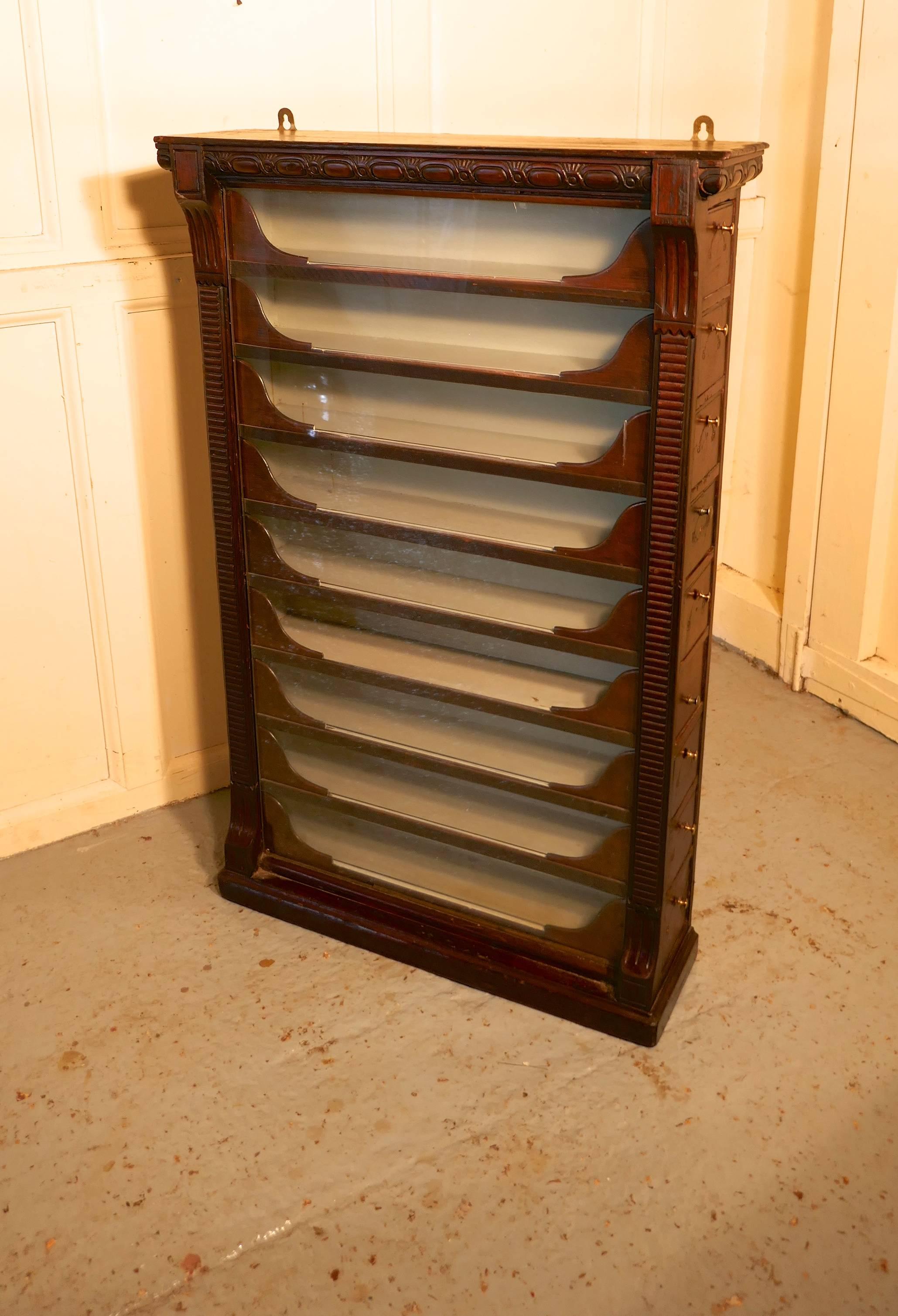 Industrial Nine-Drawer Cigarette Cabinet, by Stephen Mitchell and Sons of Glasgow
