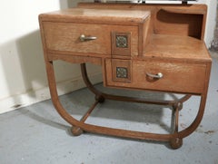 Art Deco Limed Oak Bedroom Suite by Heals