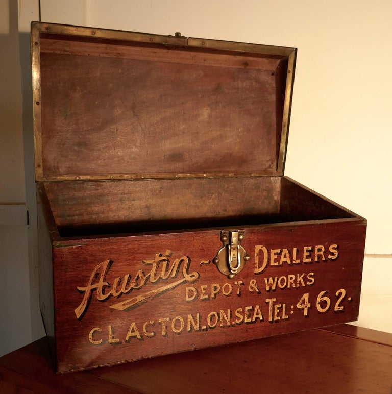 Mahogany Automobile Running Board Tool Box for Vintage Car at 1stDibs