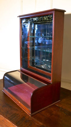 Victorian Mahogany Chemist’s Perfume Shop Display Cabinet