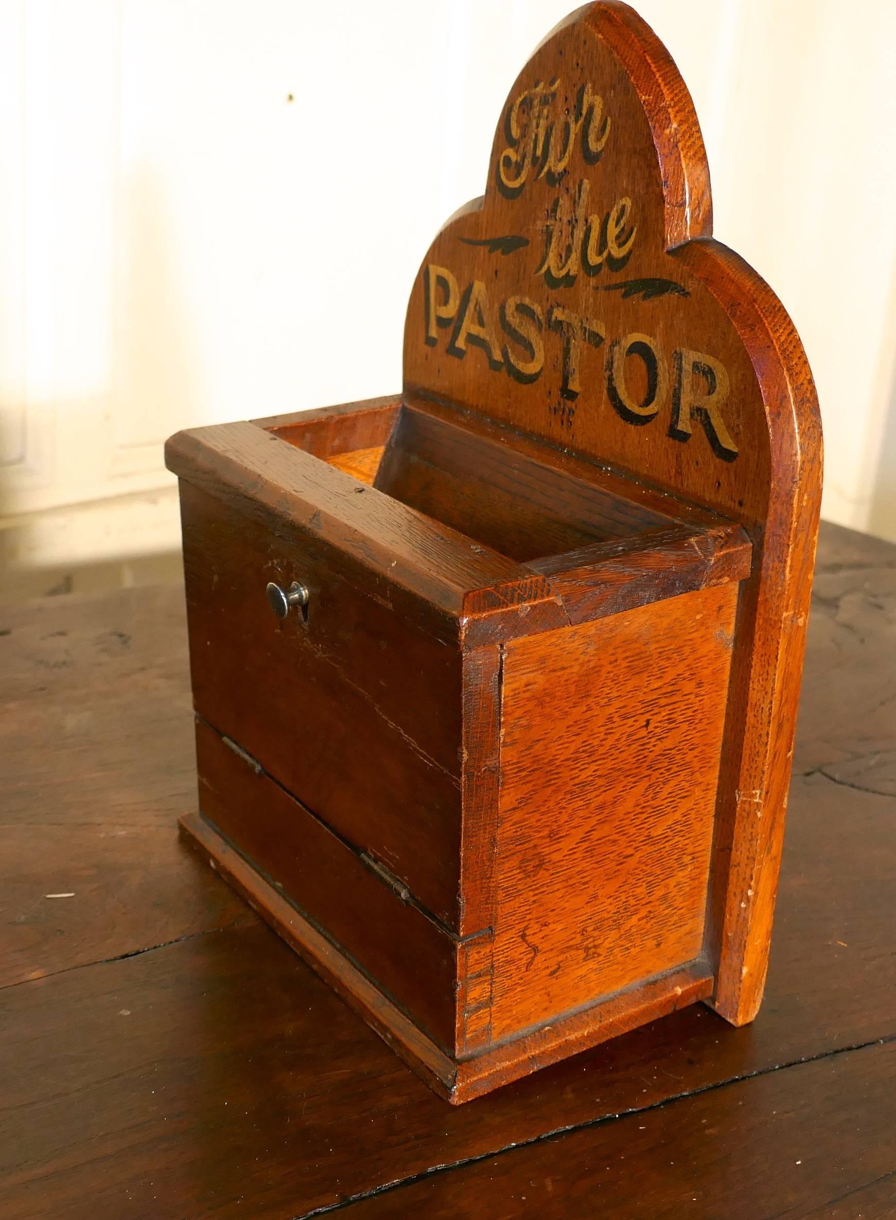 19th Century Arts and Crafts Church Collection Box 