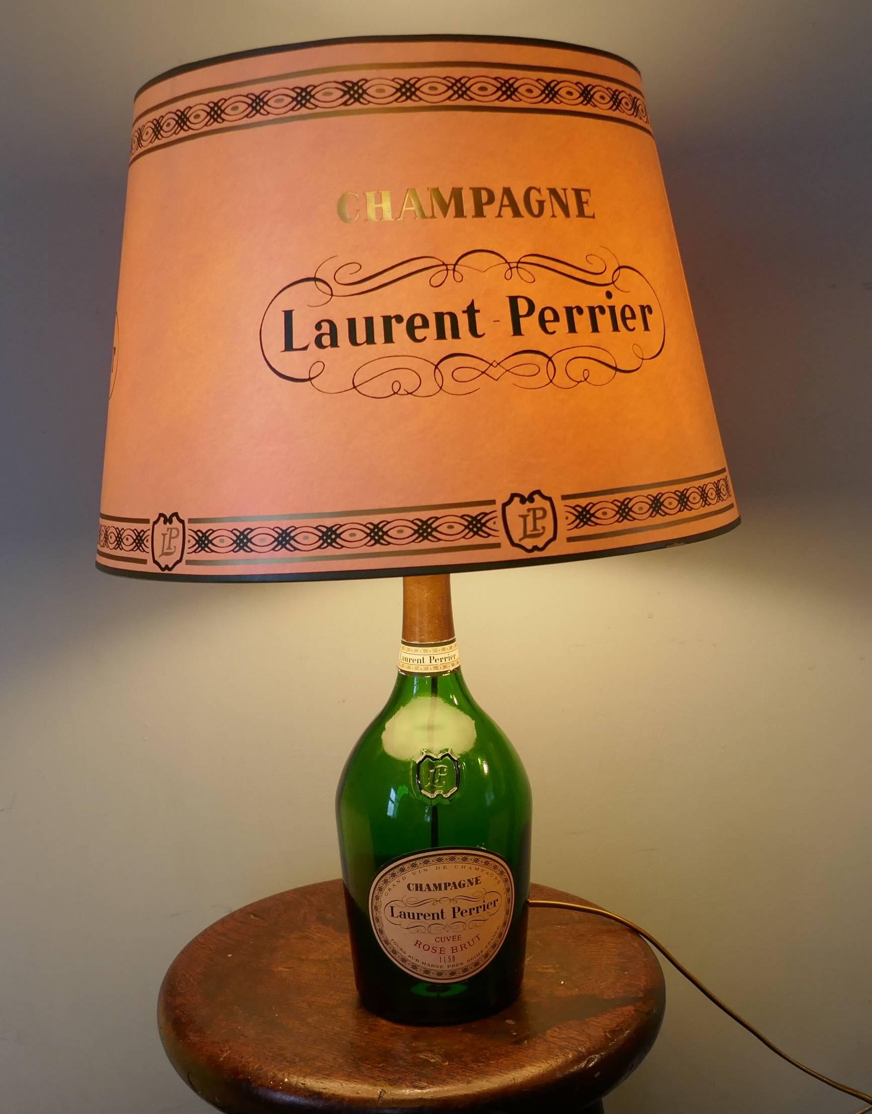 Laurent Perrier Champagne Cuveé Rose Brut Advertising Table Lamp 1