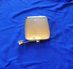 Fine Quality Vintage Silver Hip Flask by Walker & Hall, 1912