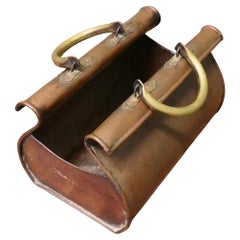 Borsa Gladstone in rame, fioriera di Arts and Crafts Un pezzo super artigianale