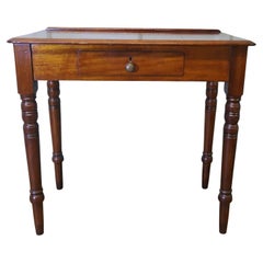 A Small Victorian Mahogany Hall Table or Reception Table