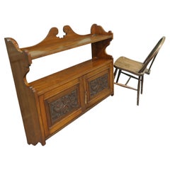 ENORMOUS, 4ft long Arts and Crafts Wall Cabinet
