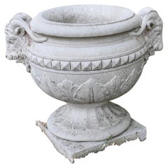 Ram’s Head Planter Superb Weathered Garden Urn A Beautiful Garden Urn