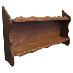 Arts and Crafts Open Front Wall Hanging Bookshelf