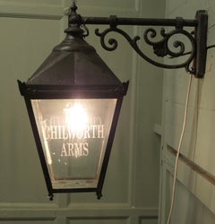 Large Wall Hanging Pub Lantern This is a street light style Wall Lantern