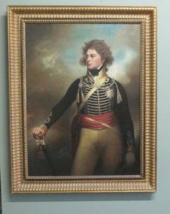Portraits of George IV & Mrs Fitsherbert after Sir William Beechey.