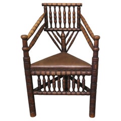 A Fine Quality 19th Century Oak Turners Chair