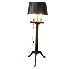 Bouillotte Floor Lamp, Adjustable Twin Candle Lamp