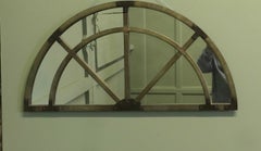 Industrial Style Arch Top Window Mirror This is an attractive stand alone