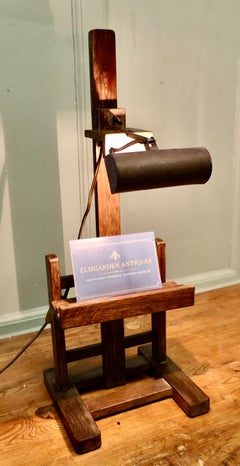 Table Top Wooden Easel Reading Stand Lamp A great little piece