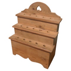 Farm House Country Pine Spoon Rack for Wooden Spoons A useful and attractive