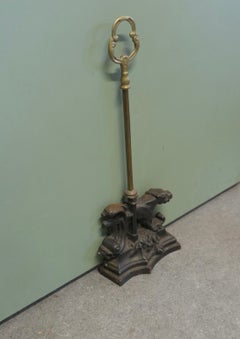 19th Century Cast iron Door Stop, Door Porter Needless to say a heavy piece