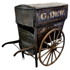 Chariot à main du XIXe siècle utilisé par Hovis pour la livraison de produits d'épicerie et le service postal