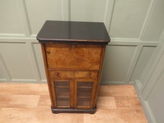 Victorian Bur Walnut Music Filing Cabinet This is a good looking piece