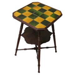 Shapland & Petter Arts & Crafts Tiled Top Table
