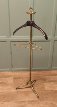 Very Stylish Brass Gents Valet, Suit Hanger, Mannequin A very useful piece