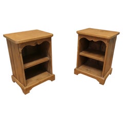 A Pair of Small Pine Bedside Cabinets, Children’s Room A pair of Good if small