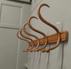 Row of 5 Large Bentwood Hat and Coat Hooks This is a good quality and very prac