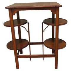 Attractive Side Table with a Double Cake Stand