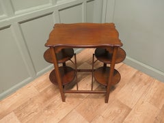 Attractive Side Table with a Double Cake Stand