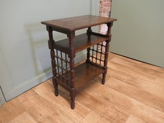 Antique Arts and Crafts Oak Side Table by Leonard Wyburd