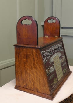 Victorian Advertising Stationers Cupboard, Shop Display Pen Cabinet